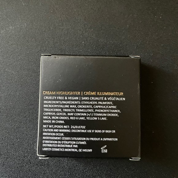 LARITZY - Cream Highlighter | Color: HALO | Champagne Gold | New with Box - Picture 4 of 6